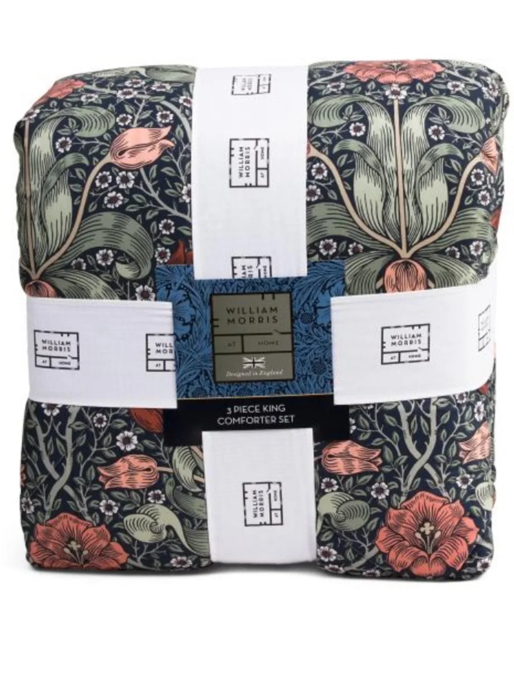WILLIAM MORRIS cotton sateen comforter set